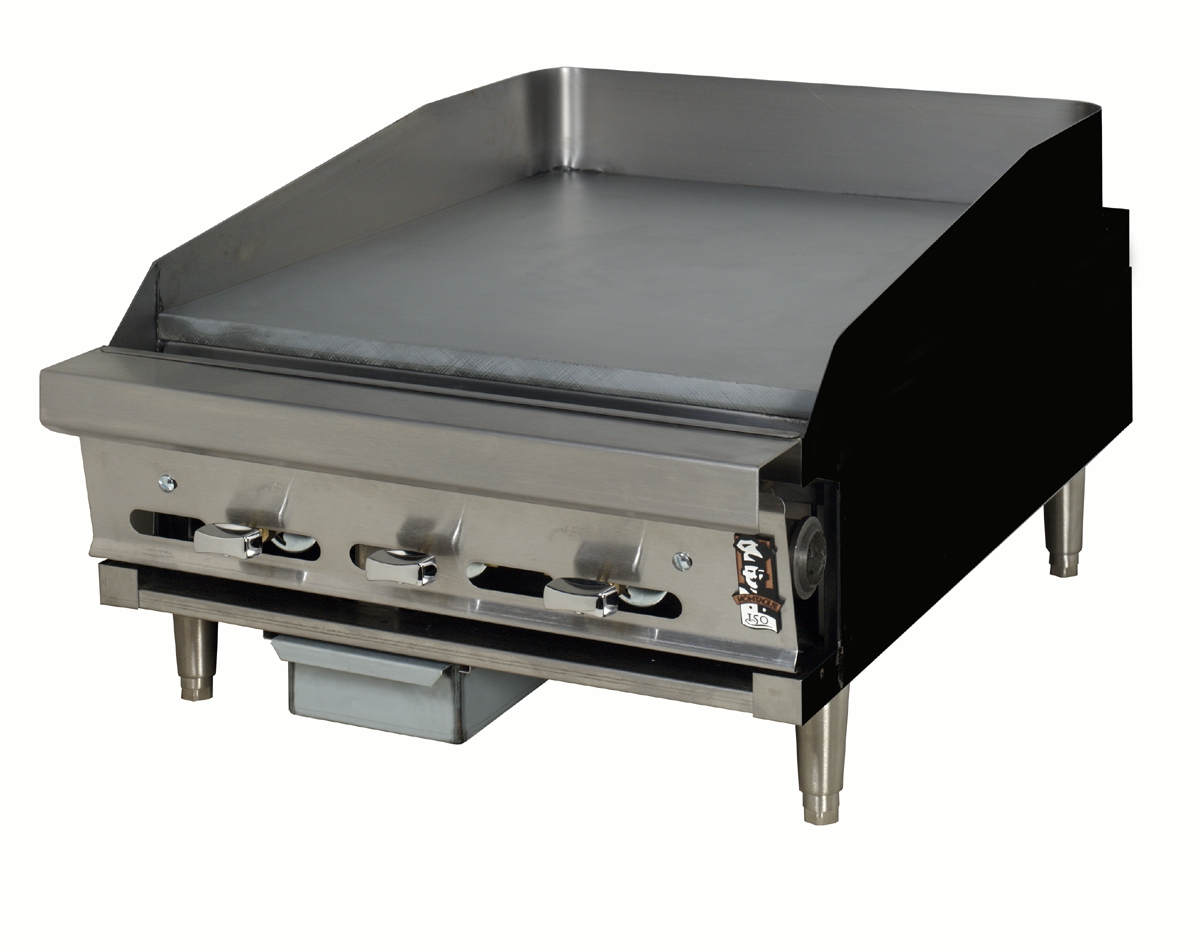 Franklin Machine Products 133-1009 Portable Griddle Top, 4 Burners, Stovetop  Griddle