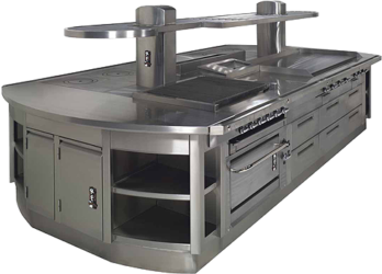 Excalibur Island Cooking Suite, Double Depth