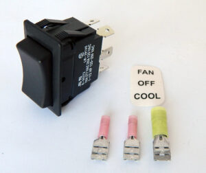 SWITCH, FAN/OFF/COOL V SERIES (W/OUT STAMPING)
