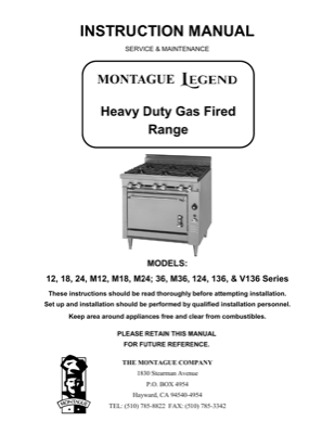 Heavy Duty Legend &mdash; Service & Maintenance &mdash; first page